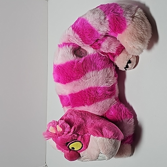 Disney Cheshire Cat Tabby Plush Toy Plushie Alice In Wonderland Lewis Carroll - Picture 3 of 15